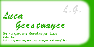 luca gerstmayer business card